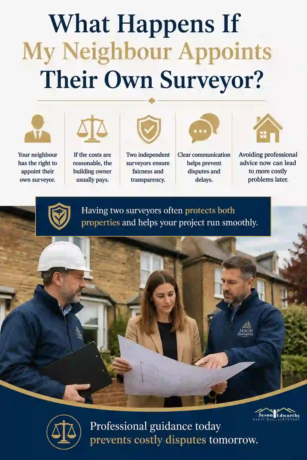 What Happens If My Neighbour Appoints Their Own Surveyor Leicester?